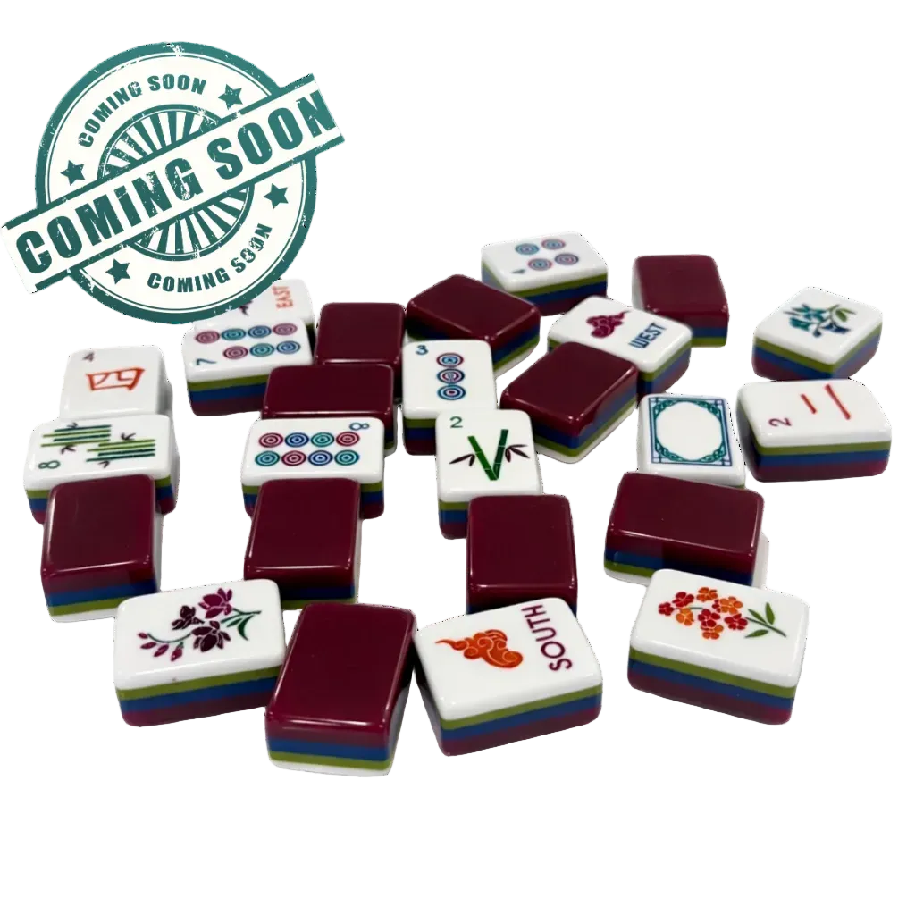 PRE-ORDER Midnight Blossom Premium Mahjong Tiles