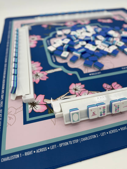 Premium Mahjong Tile Racks - Set of 4 with Pushers