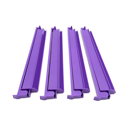Premium Mahjong Tile Racks - Set of 4 with Pushers
